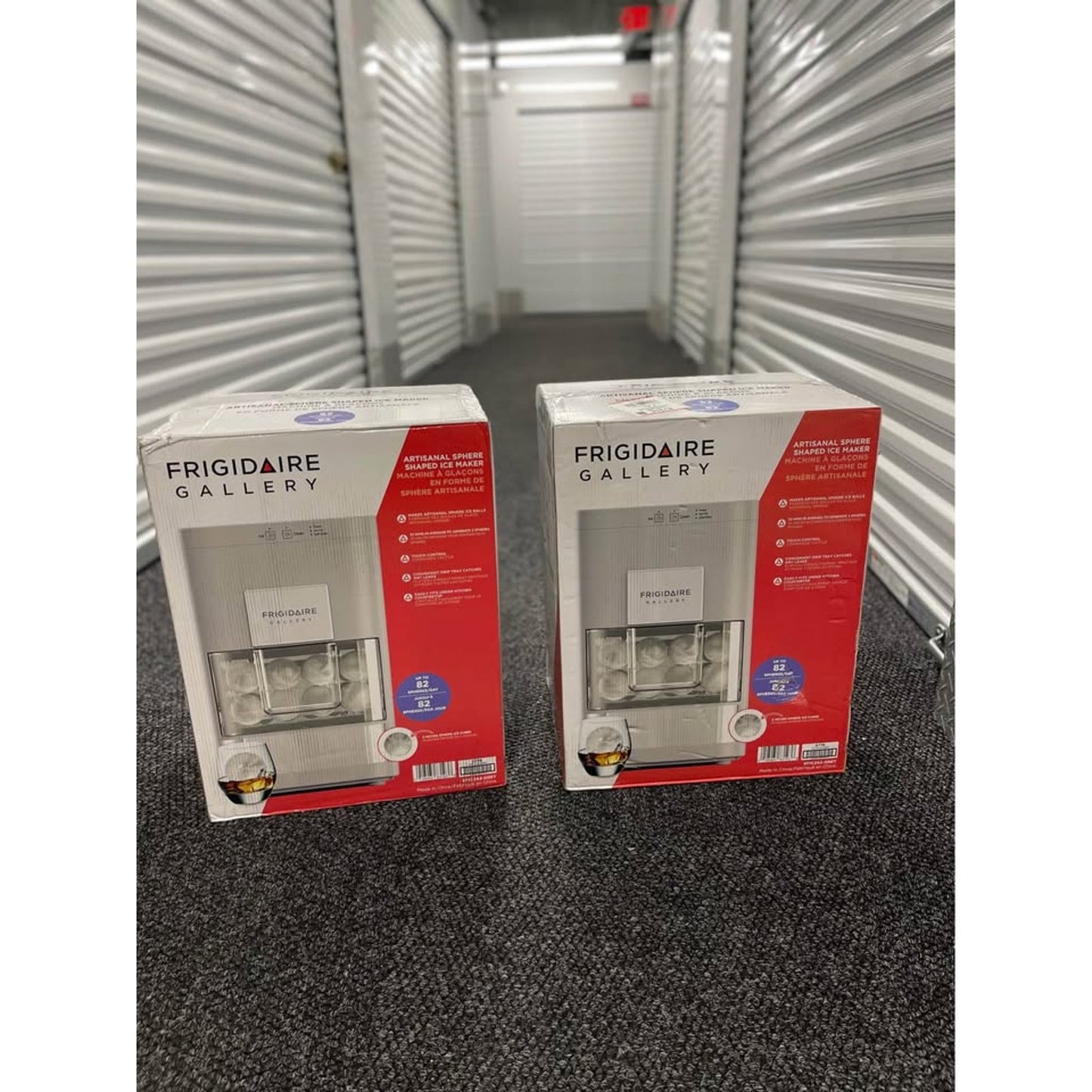 Ice Maker, Touch Control, Gray, Model EFIC242-GRAY