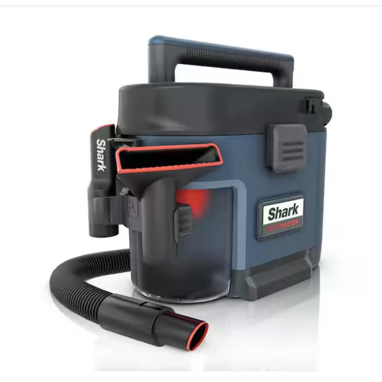Messmaster Portable 1 Gal. 7-Peak HP Corded Wet/Dry Vacuum with Self-Rinsing and