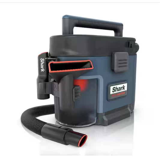 Messmaster Portable 1 Gal. 7-Peak HP Corded Wet/Dry Vacuum with Self-Rinsing and