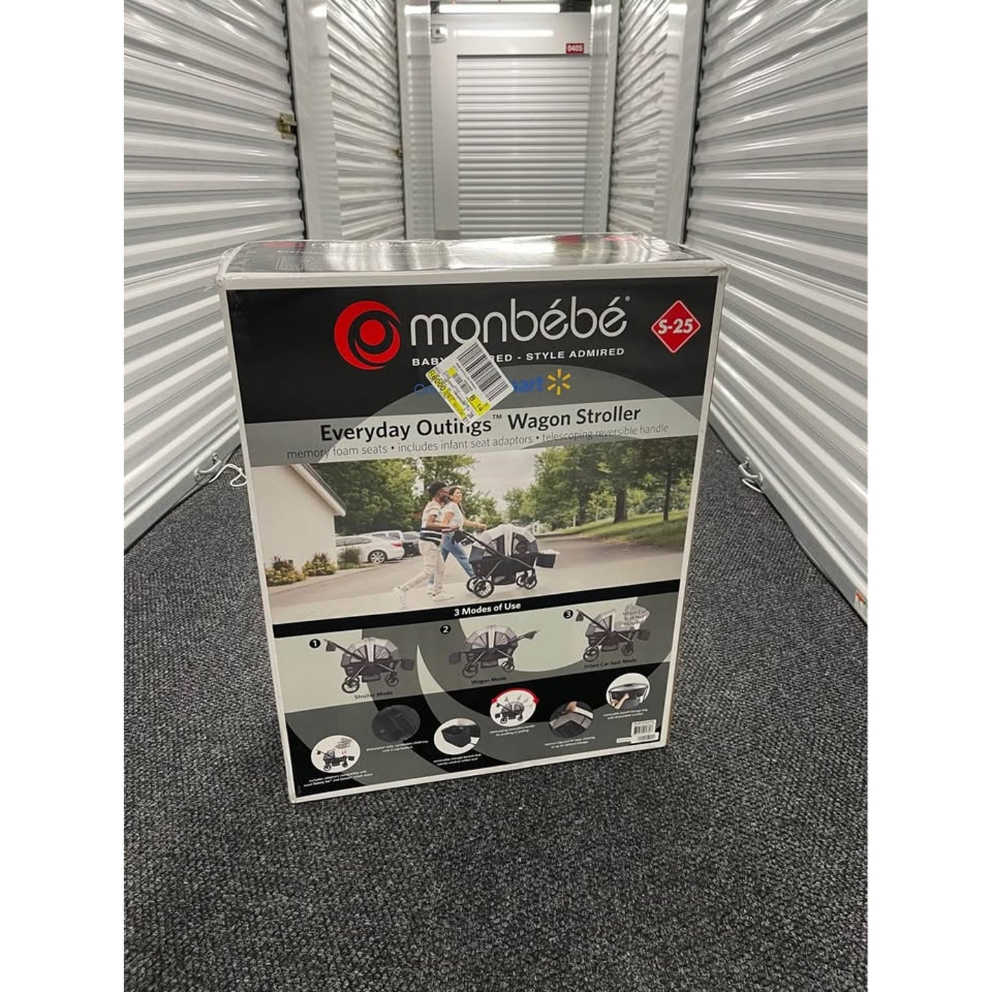 Monbebe Everyday Outings Wagon Stroller, Cobblestone Grey, Toddler, Unisex
