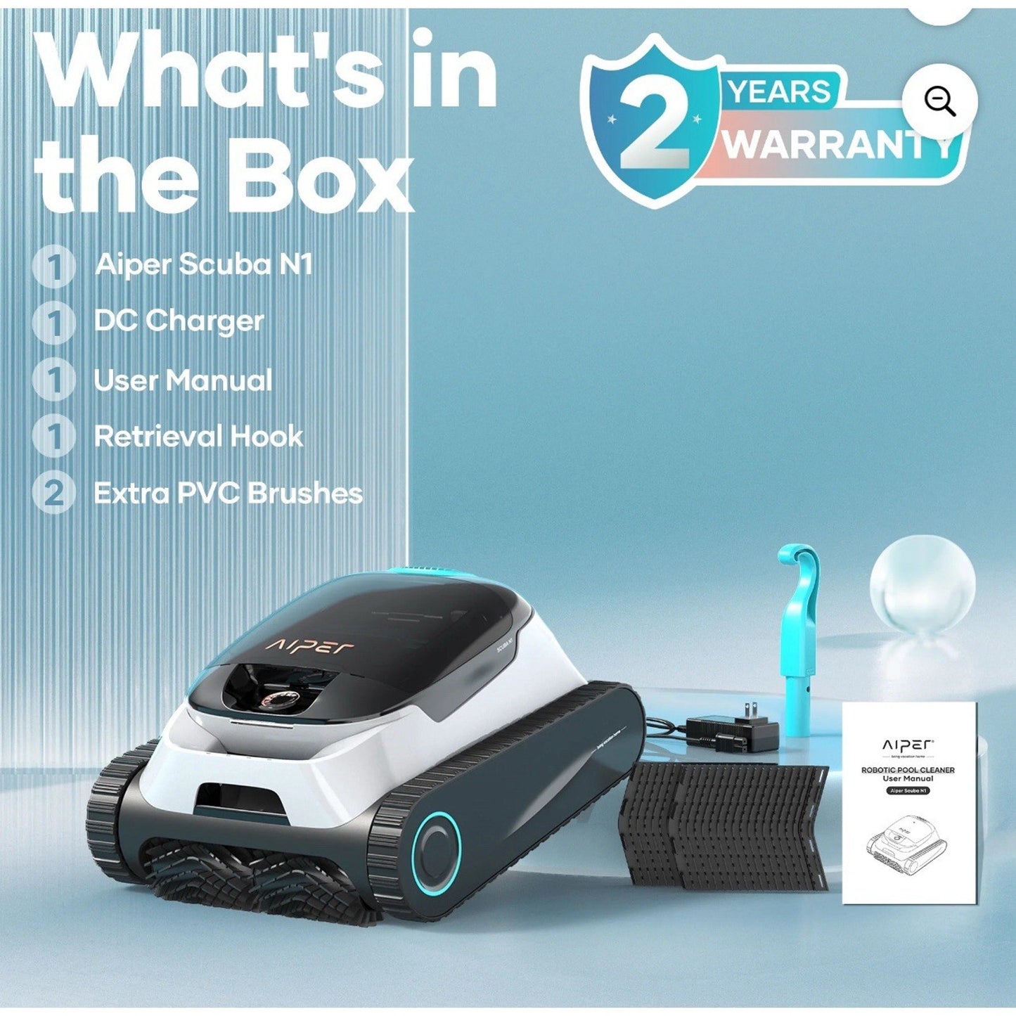 Aiper Scuba N1 Cordless Robotic Pool Cleaner, Works Great & Save $300+