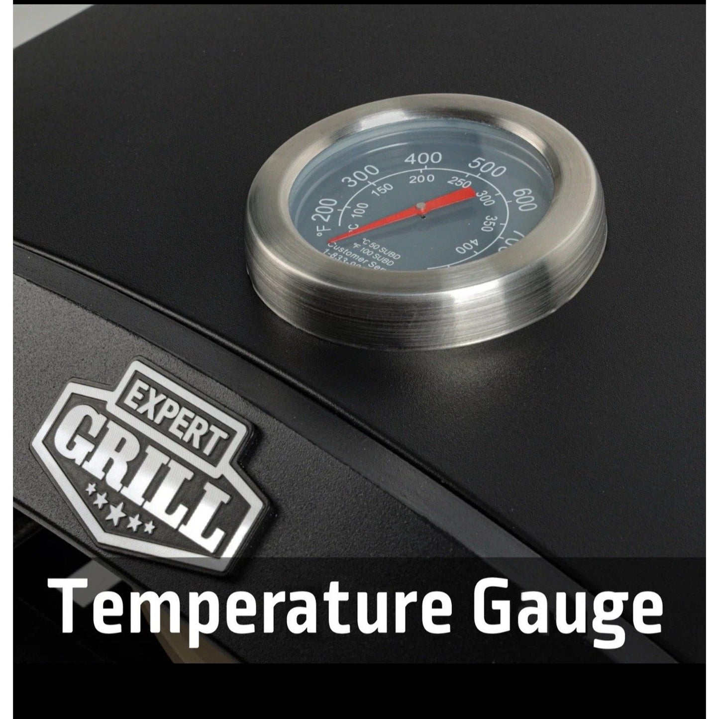 Expert Grill Black Tabletop P Gas Pizza Oven Outdoor 13" Stone 17,000 BTU