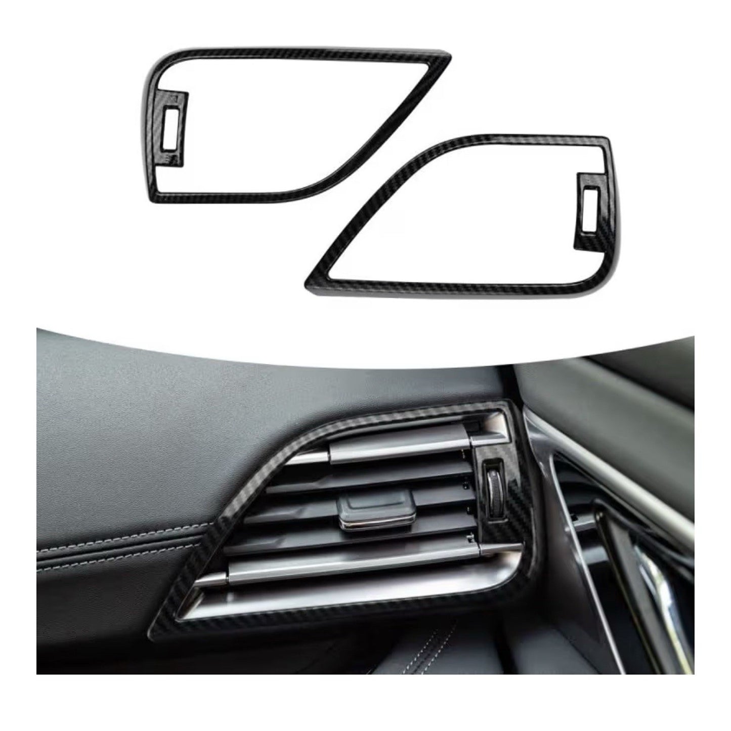 4 Products Center Console Carbon Fiber for Subaru Outback/Legacy 2020-2025,
