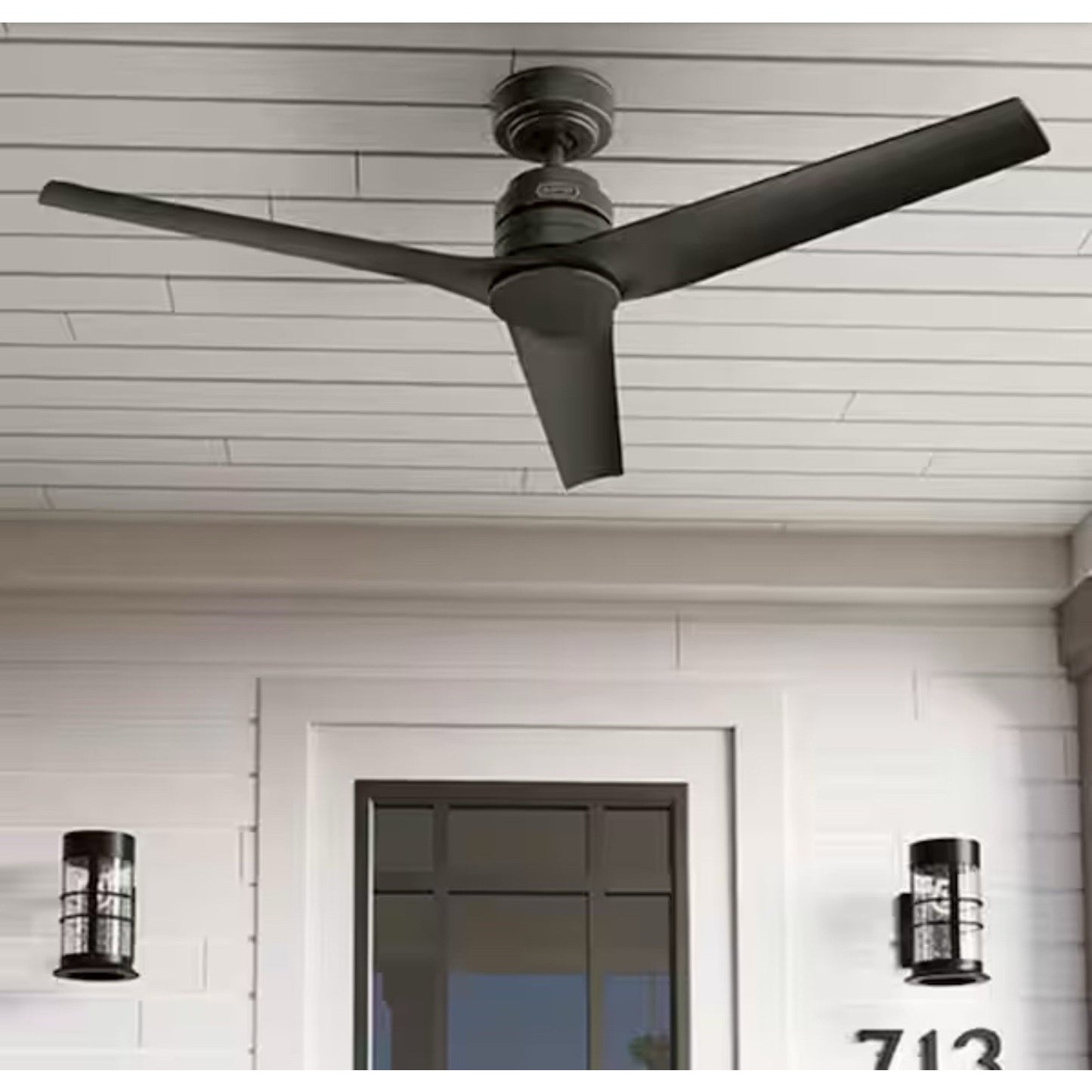 Hunter Nocturnal 52 in. Indoor/Outdoor Noble Bronze Propeller Ceiling Fan